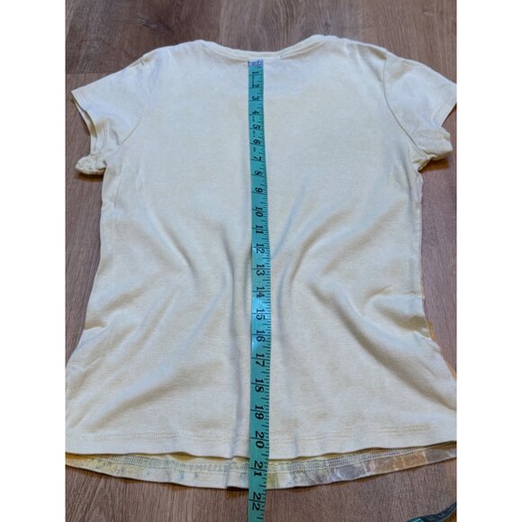 Y2K Baby Tee Floral‎  "Forever" Butterfly Design L - Picture 6 of 6